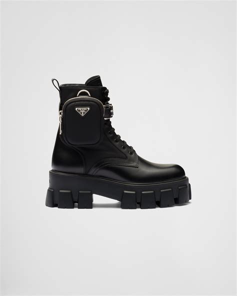 Prada black aftershave boots